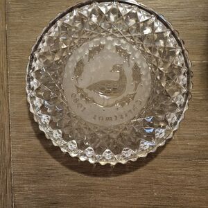 Vintage 1989 Waterford Christmas Plate